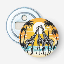 Giraffen am Strand Flaschenöffner