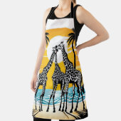 Giraffen am Strand Schürze (InSitu)