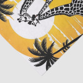 Giraffen am Strand Seidenpapier (Ausschnitt)