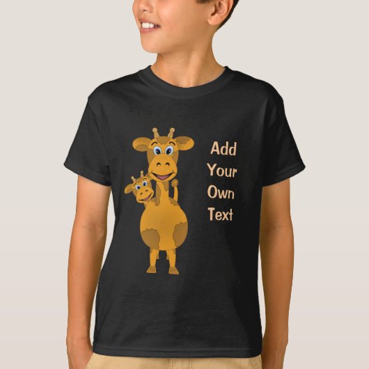 Giraffen anpassen T-Shirt (Vorderseite)