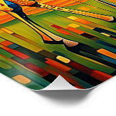 Giraffen auf der Savannah Poster (Ecke)