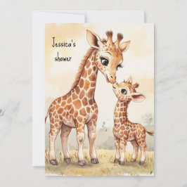 Giraffen-Baby-Digital-Download-Einladung Einladung
