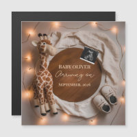 Giraffen-Baby-Enthüllung Schwangerschafts-Ankündig
