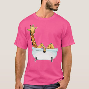 Giraffen-Bad-Badewanne T-Shirt