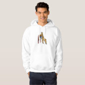 Giraffen-Basketball Hoodie (Vorne ganz)