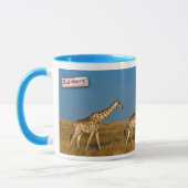 Giraffen bei Etosha NP Tasse (Links)