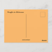 Giraffen bei Sonnenuntergang in Botswana Postkarte (Rückseite)