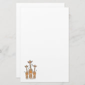 Giraffen Briefpapier (Vorne/Hinten)