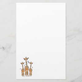 Giraffen Briefpapier