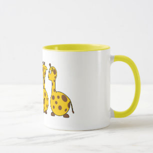 Giraffen-Cartoon Tasse