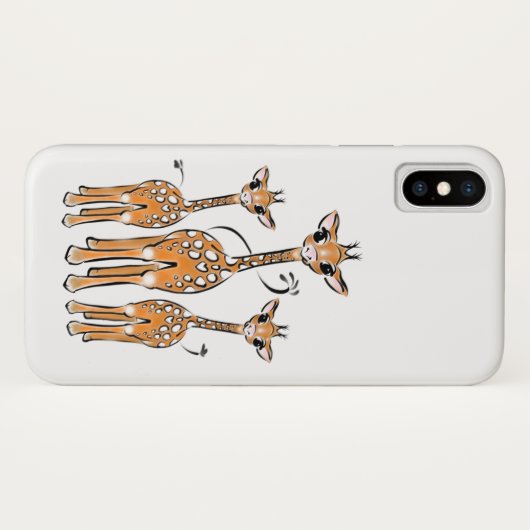 Giraffen Case-Mate iPhone Hülle (Rückseite (Horizontal))