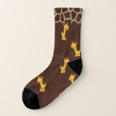 Giraffen-Crew-Socken Socken (Links - Außen)