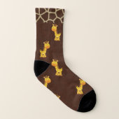 Giraffen-Crew-Socken Socken (Rechts - Außen)
