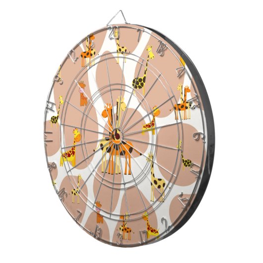 Giraffen Dartscheibe (Vorderseite rechts)