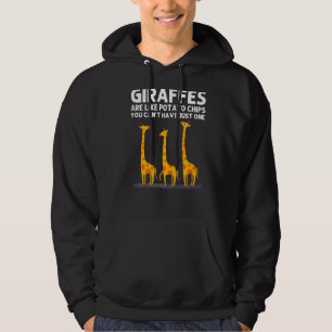 Giraffen-Designs für Männer Frauen Safari Wildtier Hoodie