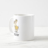 Giraffen, die, boinking Giraffen verbinden Kaffeetasse (Vorderseite Links)