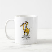 Giraffen, die, boinking Giraffen verbinden Kaffeetasse (Links)