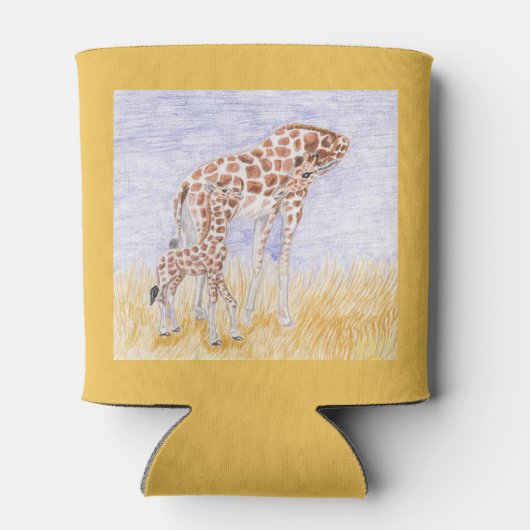 Giraffen Dosenkühler (Rückseite)