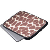 Giraffen-Druck-Laptop-Hülse Laptopschutzhülle (Vorne Knopf)
