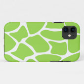 Giraffen-Druck-Muster im Limonen Grün Case-Mate iPhone Hülle (Rückseite (Horizontal))