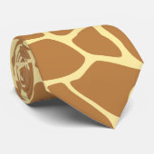Giraffen-Druck-Muster Krawatte (Gerollt)