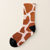 Giraffen-Druck-Muster Socken (Links - Außen)