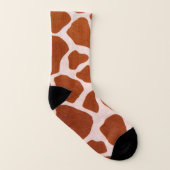 Giraffen-Druck-Muster Socken (Links - Innen)