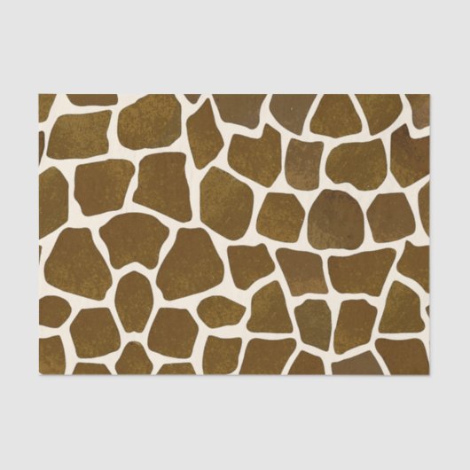 Giraffen-Druck-Seidenpapier Seidenpapier (Vorderseite)