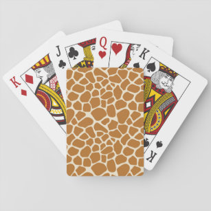 Giraffen-Druck-Spielkarten Spielkarten