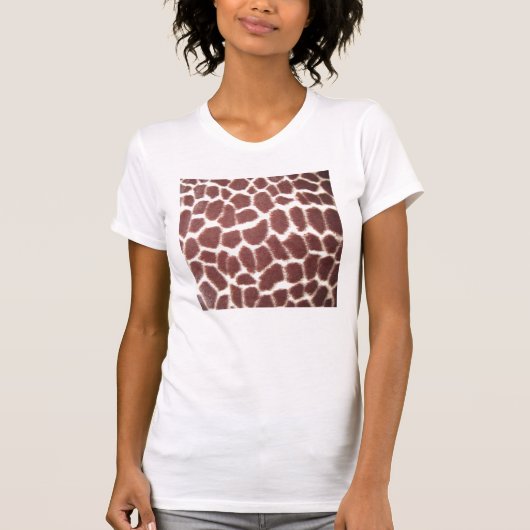Giraffen-Druck-T-Shirt T-Shirt (Vorderseite)