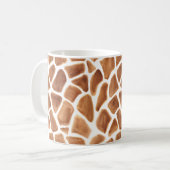 Giraffen-Druck-Tasse Kaffeetasse (Vorderseite Links)