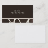 Giraffen-Druck-Visitenkarte Visitenkarte (Vorne/Hinten)