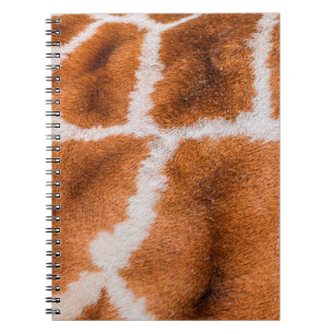 Giraffen-Drucktextur Notizblock