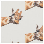 Giraffen-Dschungel-Tier-Porträt Stoff (Nahaufnahme)