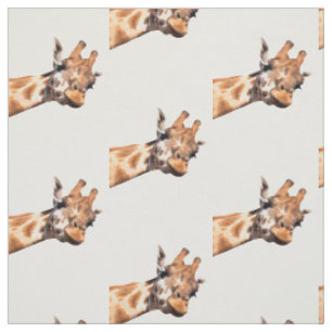 Giraffen-Dschungel-Tier-Porträt Stoff