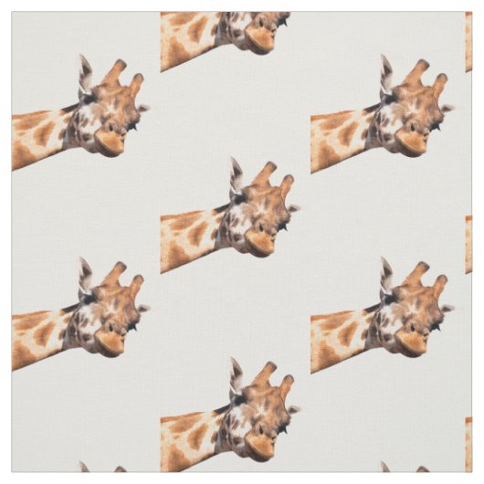 Giraffen-Dschungel-Tier-Porträt Stoff (Muster)