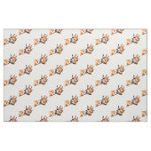 Giraffen-Dschungel-Tier-Porträt Stoff (Fat Quarter (45,7 x 55,9 cm))