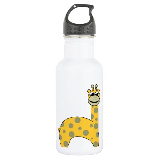 Giraffen Edelstahlflasche (Vorderseite)