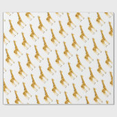 Giraffen-Entwurf Geschenkpapier (Flach)