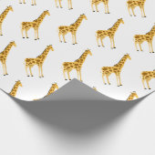 Giraffen-Entwurf Geschenkpapier (Ecke)