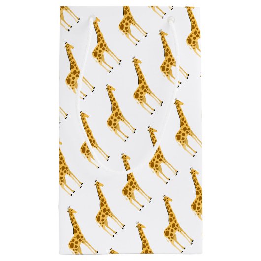 Giraffen-Entwurf Kleine Geschenktüte (Rückseite)