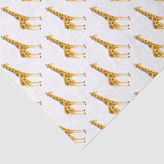 Giraffen-Entwurf Seidenpapier (Ausschnitt)