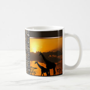 Giraffen-Familie 2 Kaffeetasse