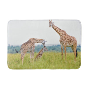 Giraffen-Familie Getty Bild- Badematte
