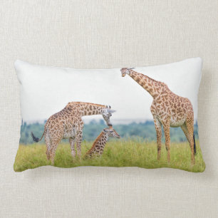 Giraffen-Familie Getty Bild- Lendenkissen