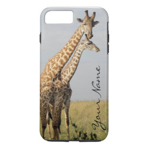Giraffen-Familie iPhone 7 Plusfall iPhone 8 Plus/7 Plus Hülle