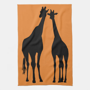 Giraffen Familienküche Handtuch Ihre Farben