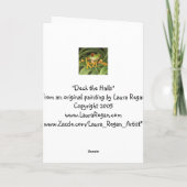 Giraffen-Feiertags-Karte Feiertagskarte (Rückseite)