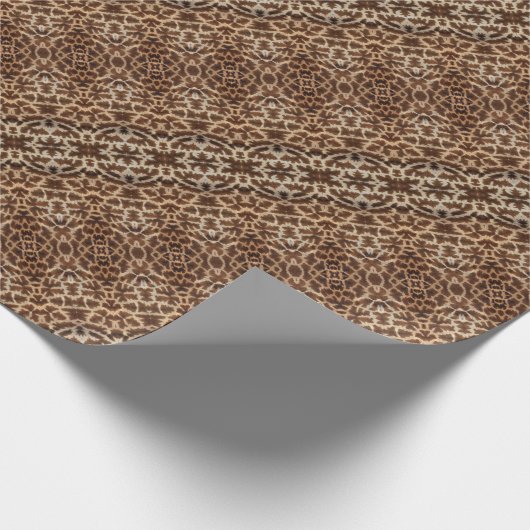 Giraffen-Fell-Packpapier Geschenkpapier (Ecke)