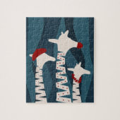 Giraffen-Ferienzeit-Entwurf Puzzle (Vertikal)